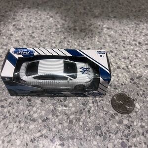 New York Yankees Ford White Die-Cast Toy Car with Blue Pinstripe Limited Edition